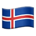 🇮🇸 flag: Iceland display on Apple